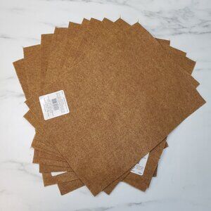 Brand New - 10 Sheets of Copper Canyon Basic Felt sheets 9 inches x 12 inches.